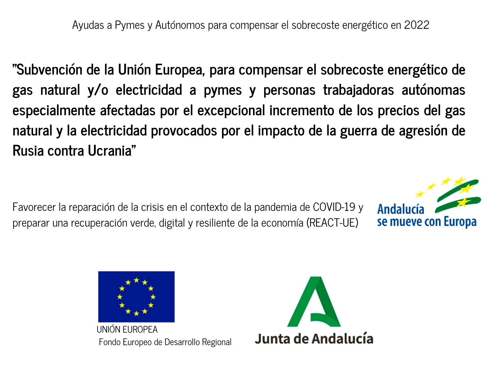 Subvencin Junta de Andaluca